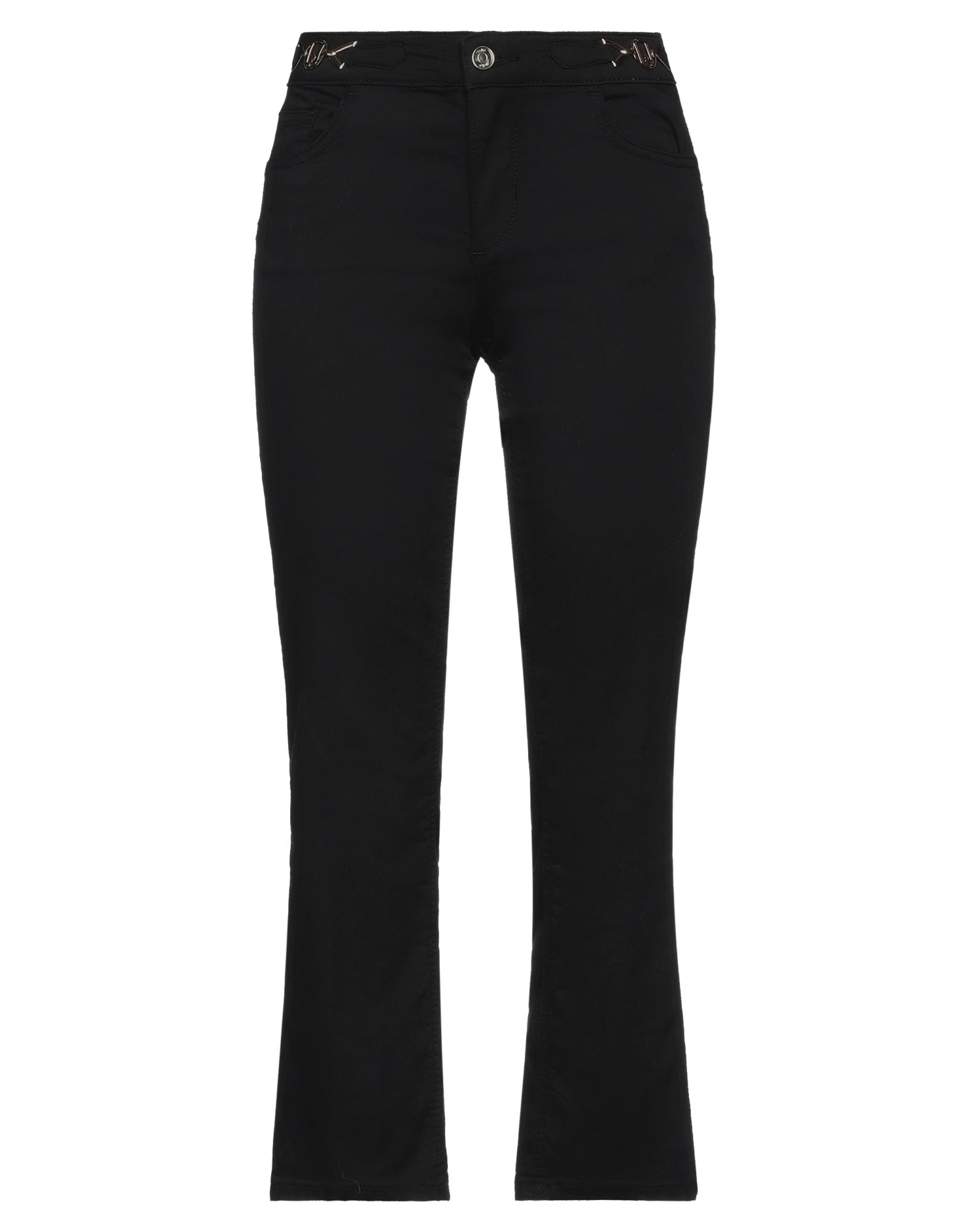 Shop Liu •jo Woman Pants Black Size 25 Cotton, Polyester, Elastane