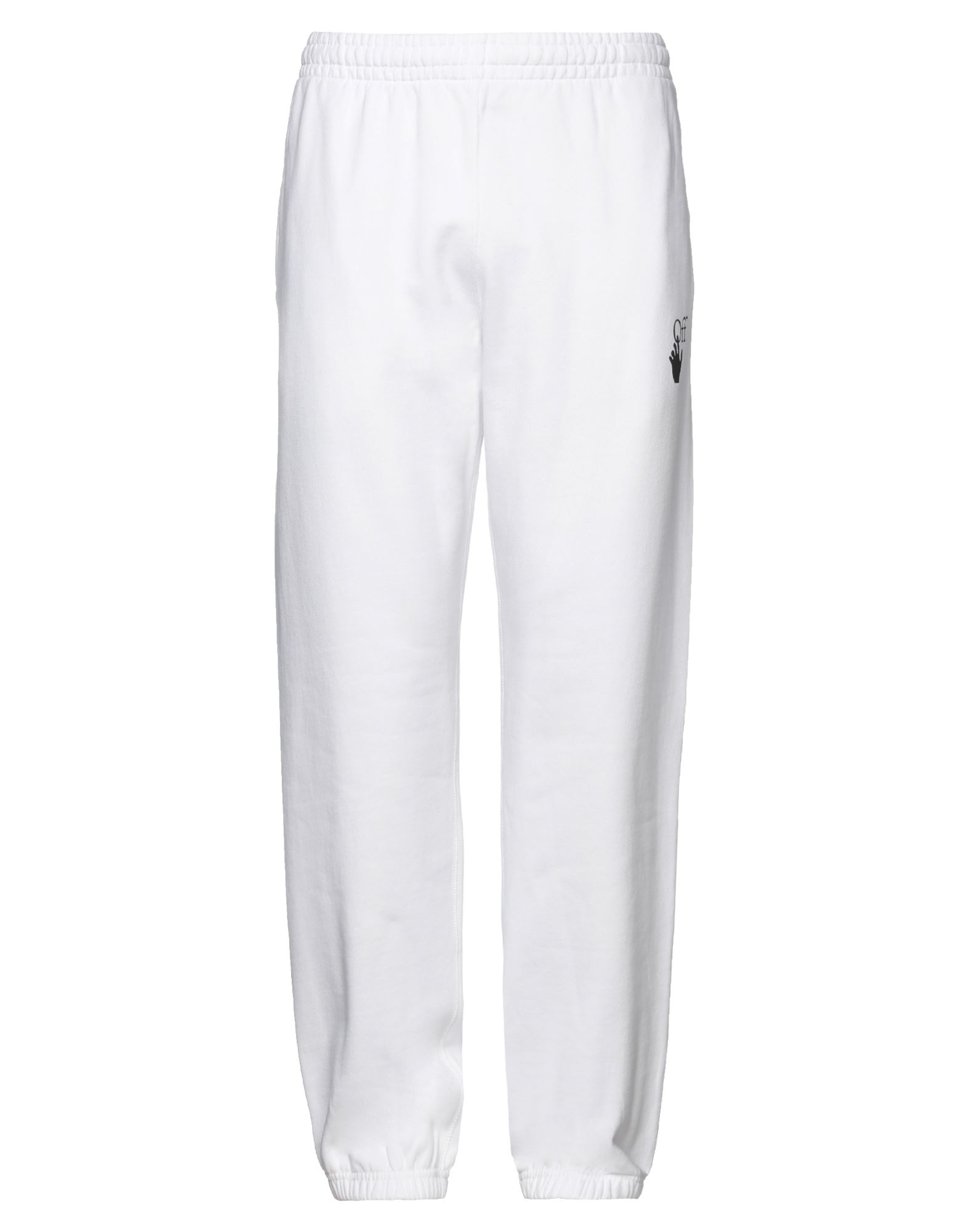 Off-white Man Pants White Size Xs Cotton