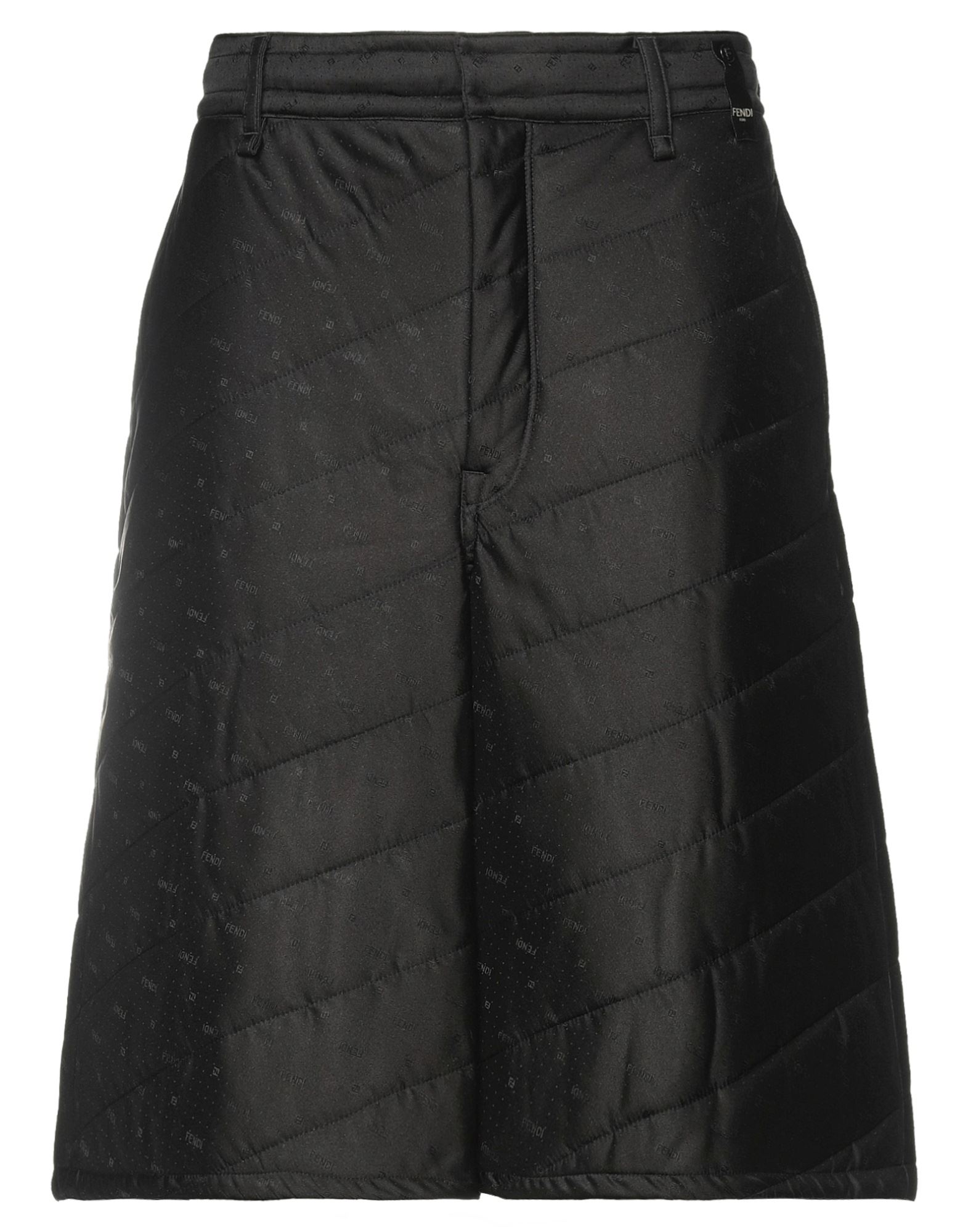 Fendi Bermuda In Lana In Black