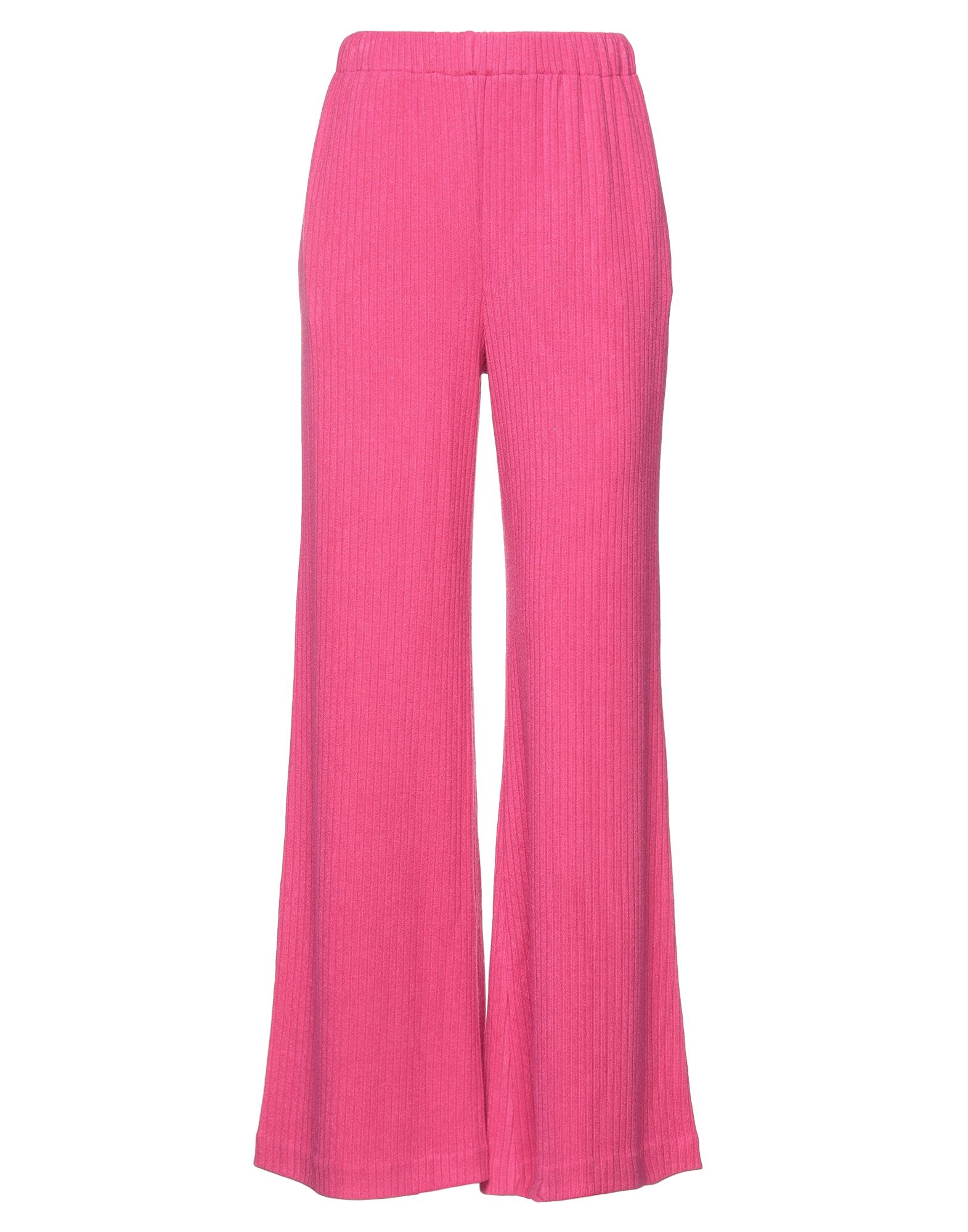 Merci .., Woman Pants Fuchsia Size Xs Viscose, Polyester, Nylon, Elastane In Pink