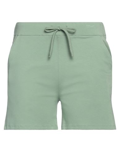 Majestic Filatures Woman Shorts & Bermuda Shorts Light Green Size 1 Viscose, Elastane