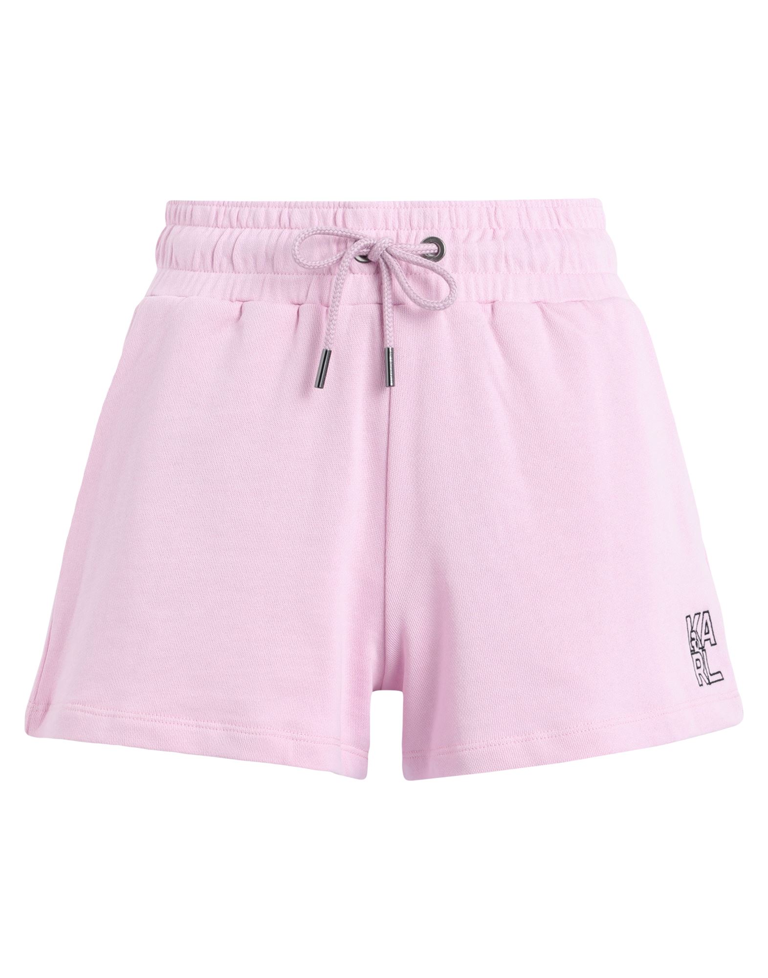 Karl Lagerfeld Athleisure Summer Sweat Shorts Woman Shorts & Bermuda Shorts Pink Size S Organic Cott