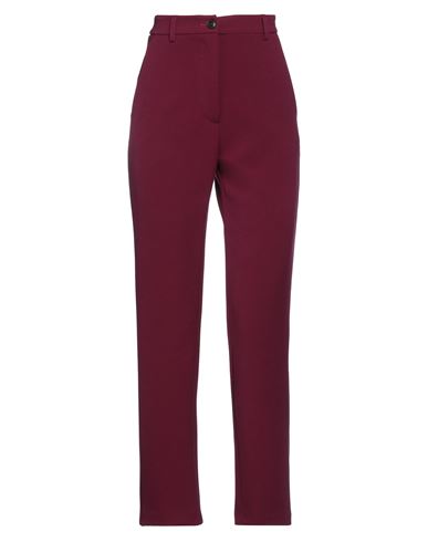 Suoli Woman Pants Mauve Size 2 Polyester, Viscose, Elastane In Purple