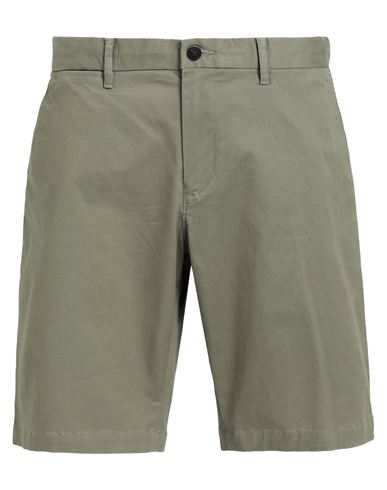 Tommy Hilfiger Man Shorts & Bermuda Shorts Sage Green Size 34 Cotton, Elastane