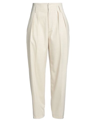 Isabel Marant Étoile Marant Étoile Woman Pants Beige Size 8 Viscose, Polyester, Wool, Elastane