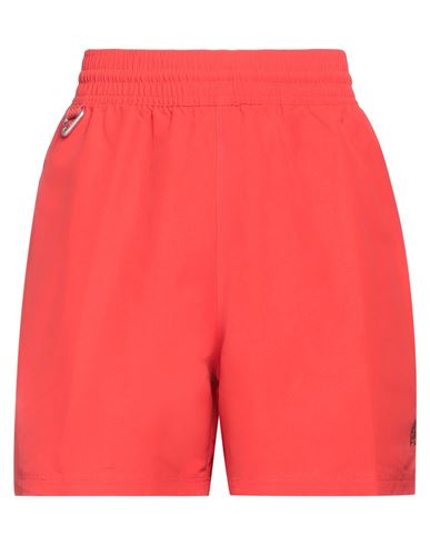 Nike Woman Shorts & Bermuda Shorts Tomato Red Size Xl Nylon