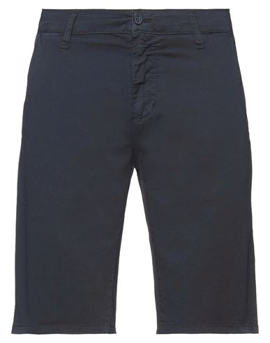 Moro Man Shorts & Bermuda Shorts Midnight Blue Size 38 Cotton, Elastane