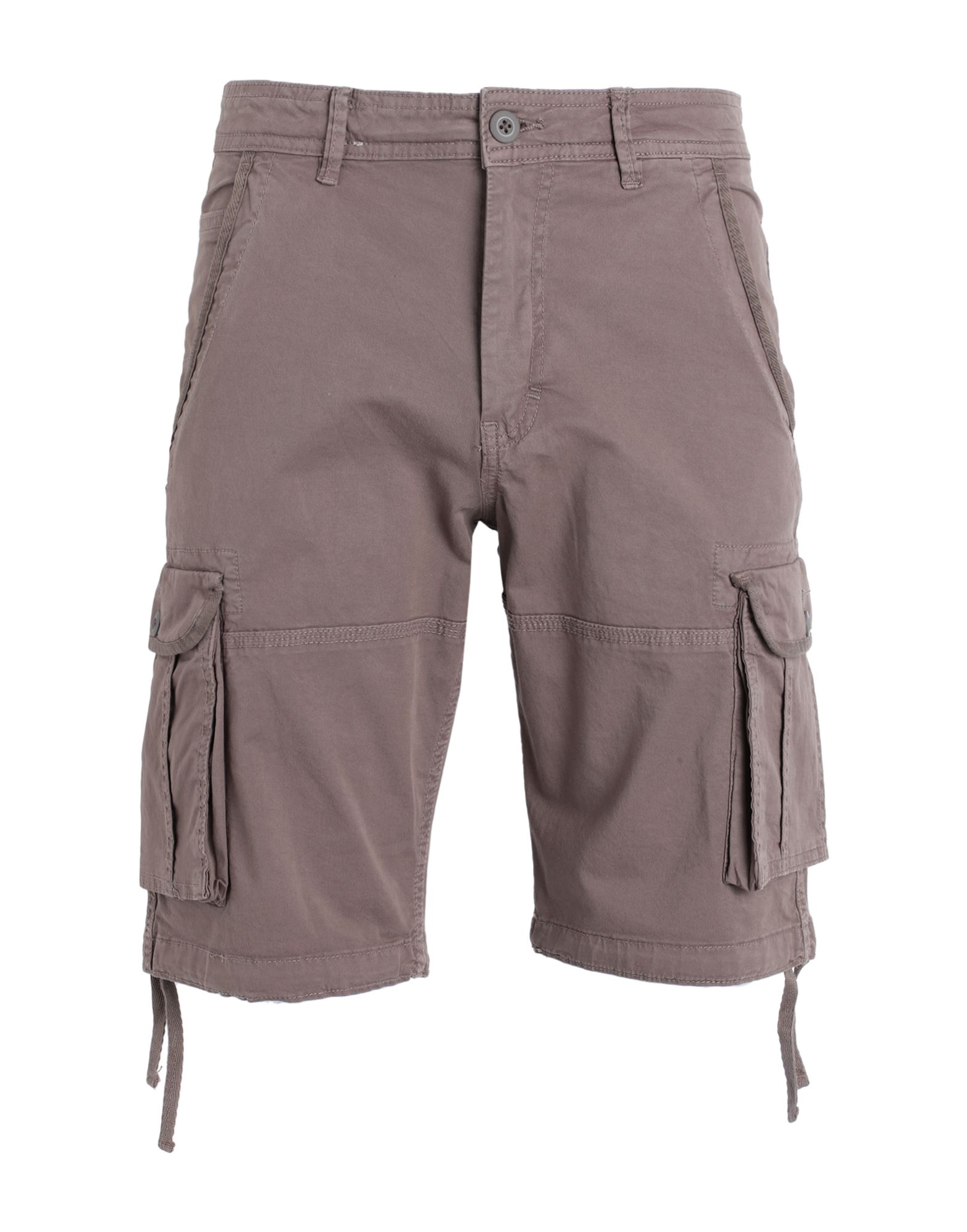 Jack & Jones Man Shorts & Bermuda Shorts Dove Grey Size M Cotton, Elastane