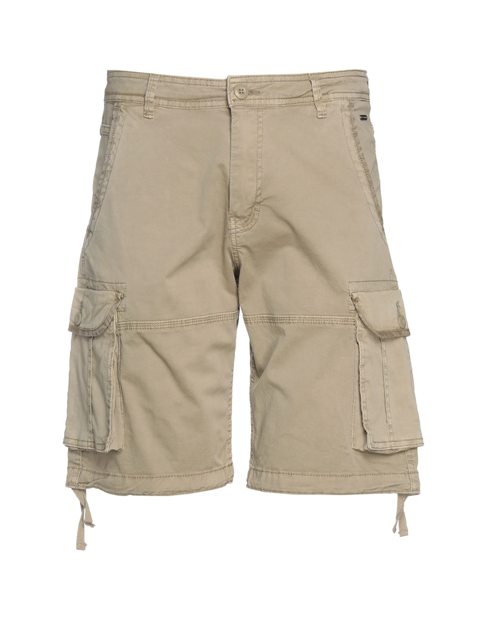 Jack & Jones Man Shorts & Bermuda Shorts Sand Size S Cotton, Elastane In Beige