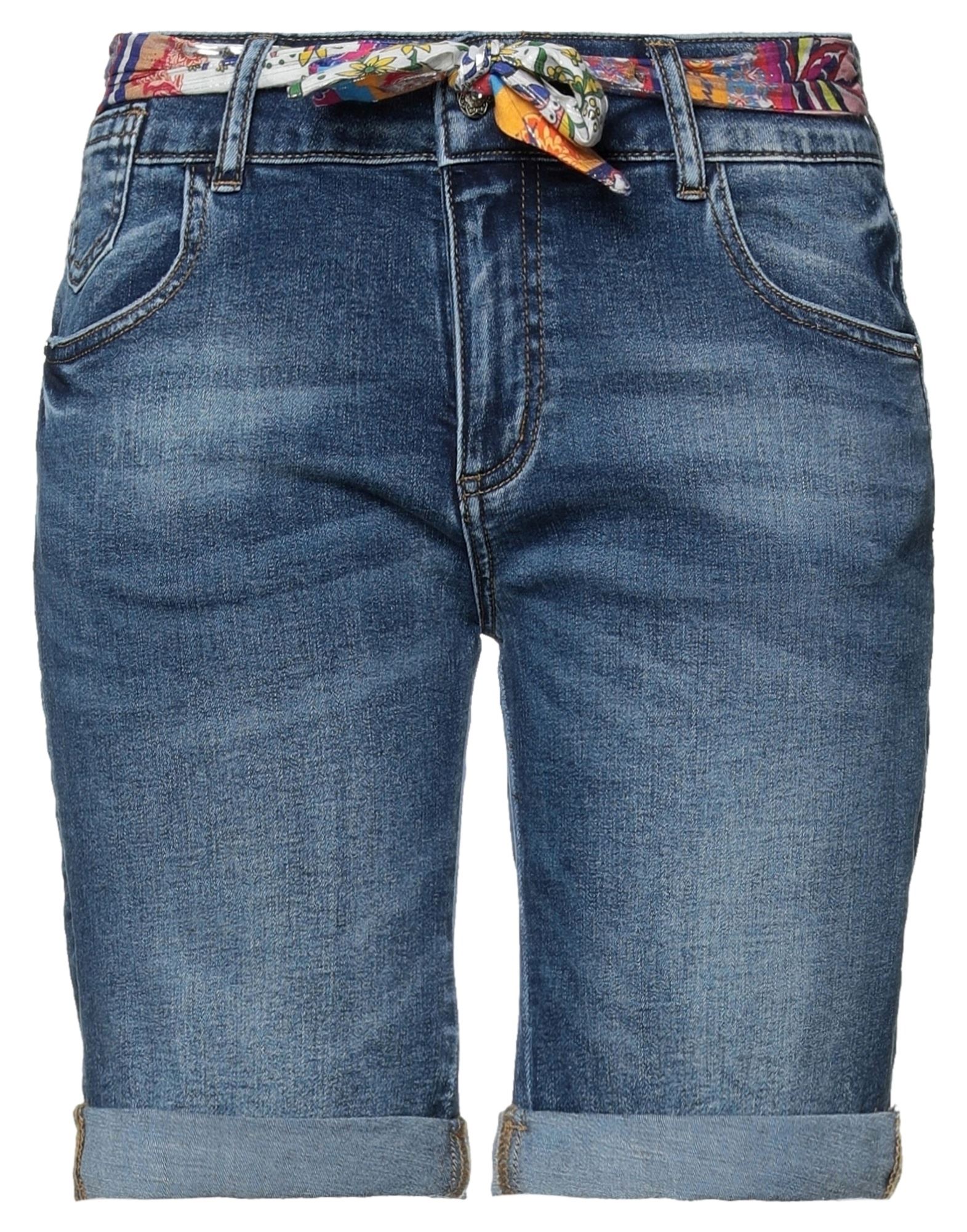 WOMEN FASHION Jeans Shorts jeans Print Desigual shorts jeans Blue 31                  EU discount 68% 