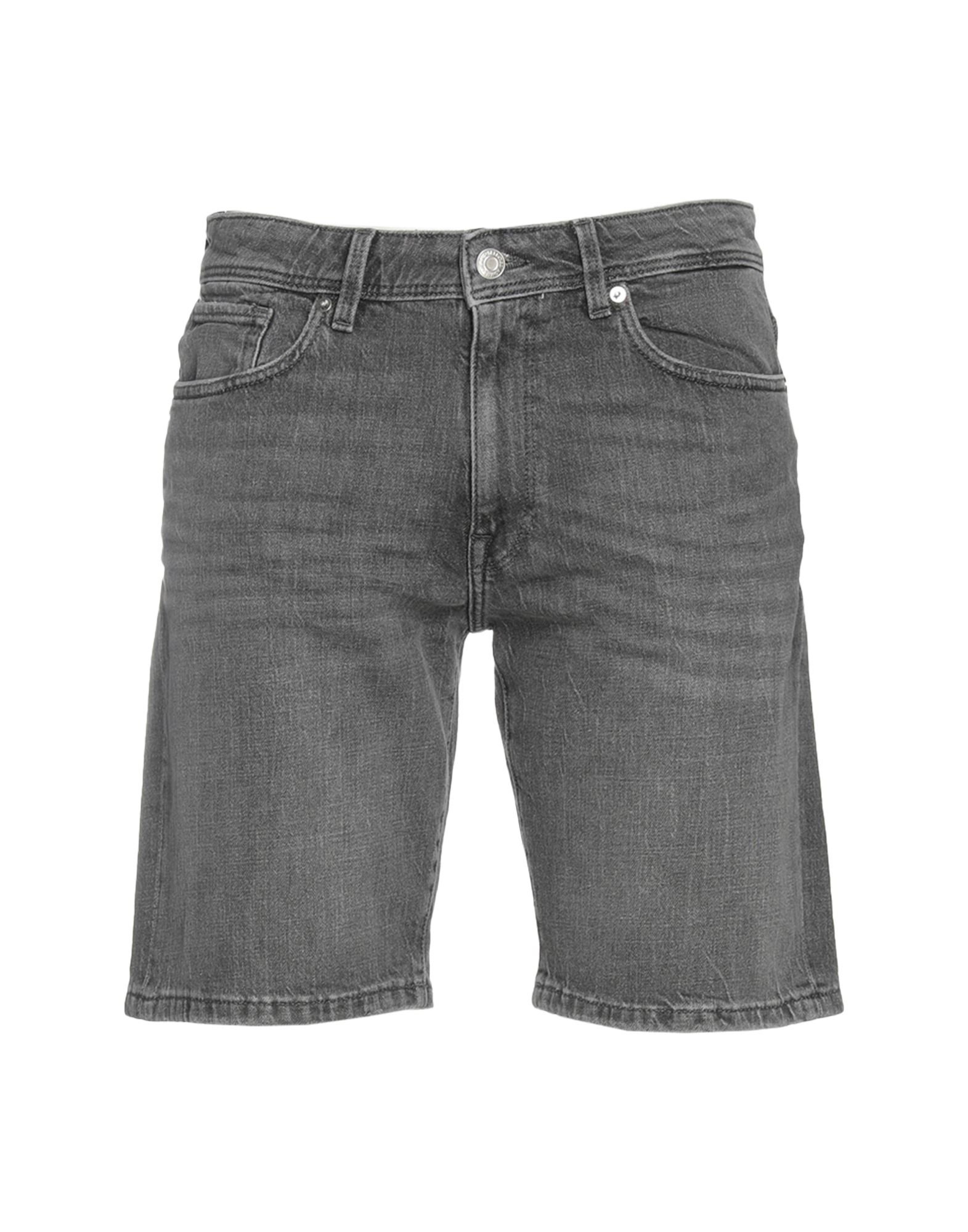 Selected Homme Denim Shorts In Grey