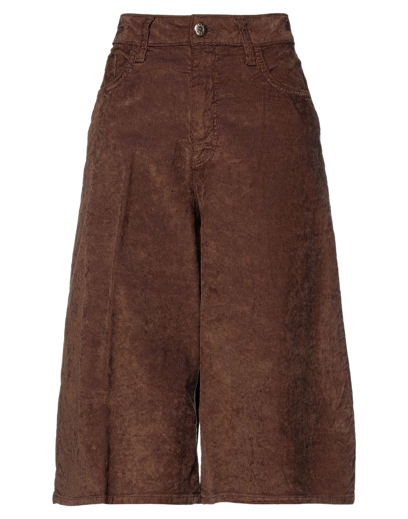 Shaft Cropped Pants In Brown