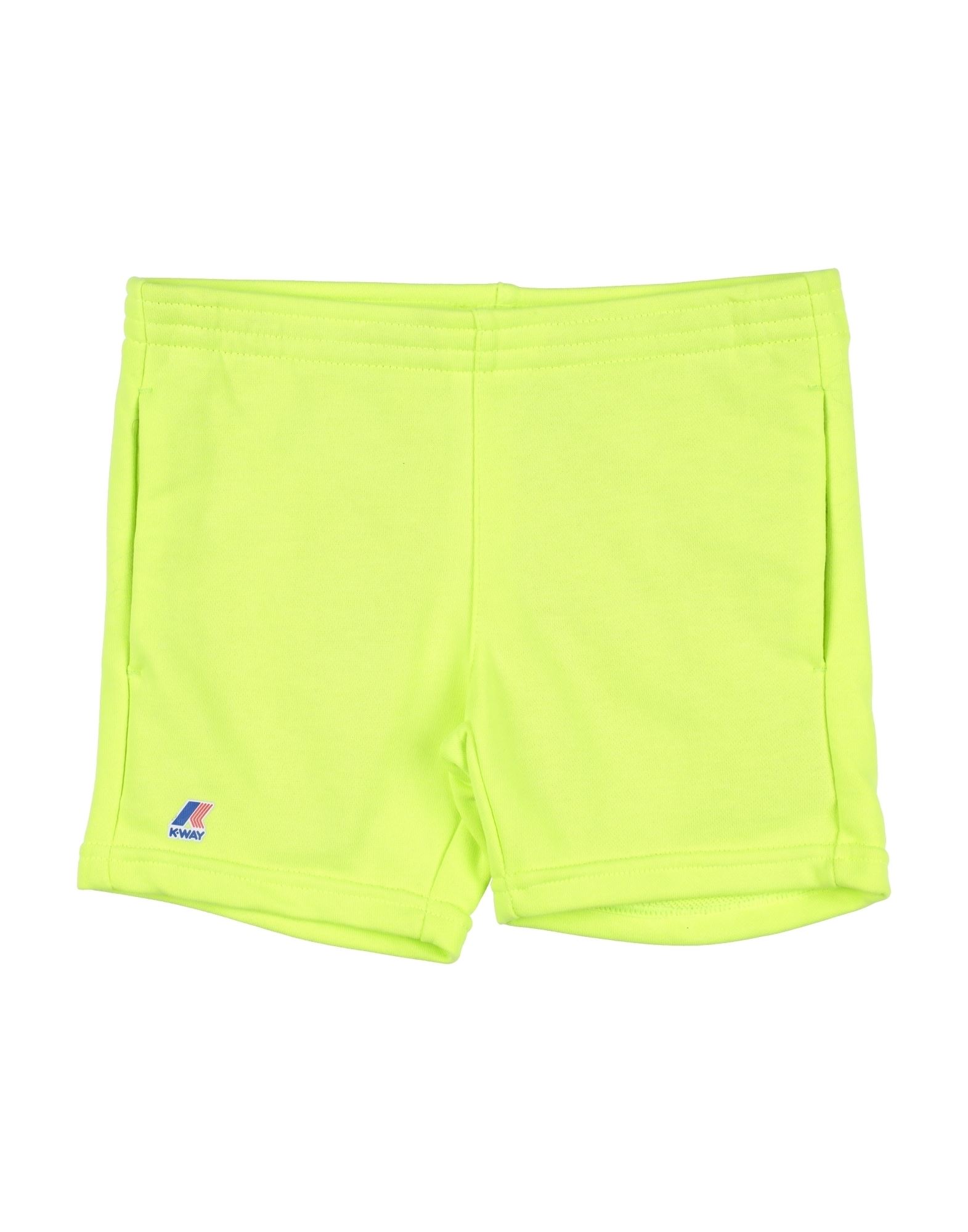 K-way Kids'  Toddler Boy Shorts & Bermuda Shorts Acid Green Size 6 Cotton, Polyester In Orange
