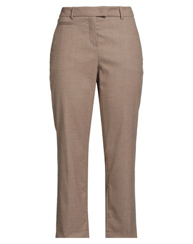 Seductive Woman Pants Sand Size 8 Wool, Polyester, Viscose, Elastane In Sand