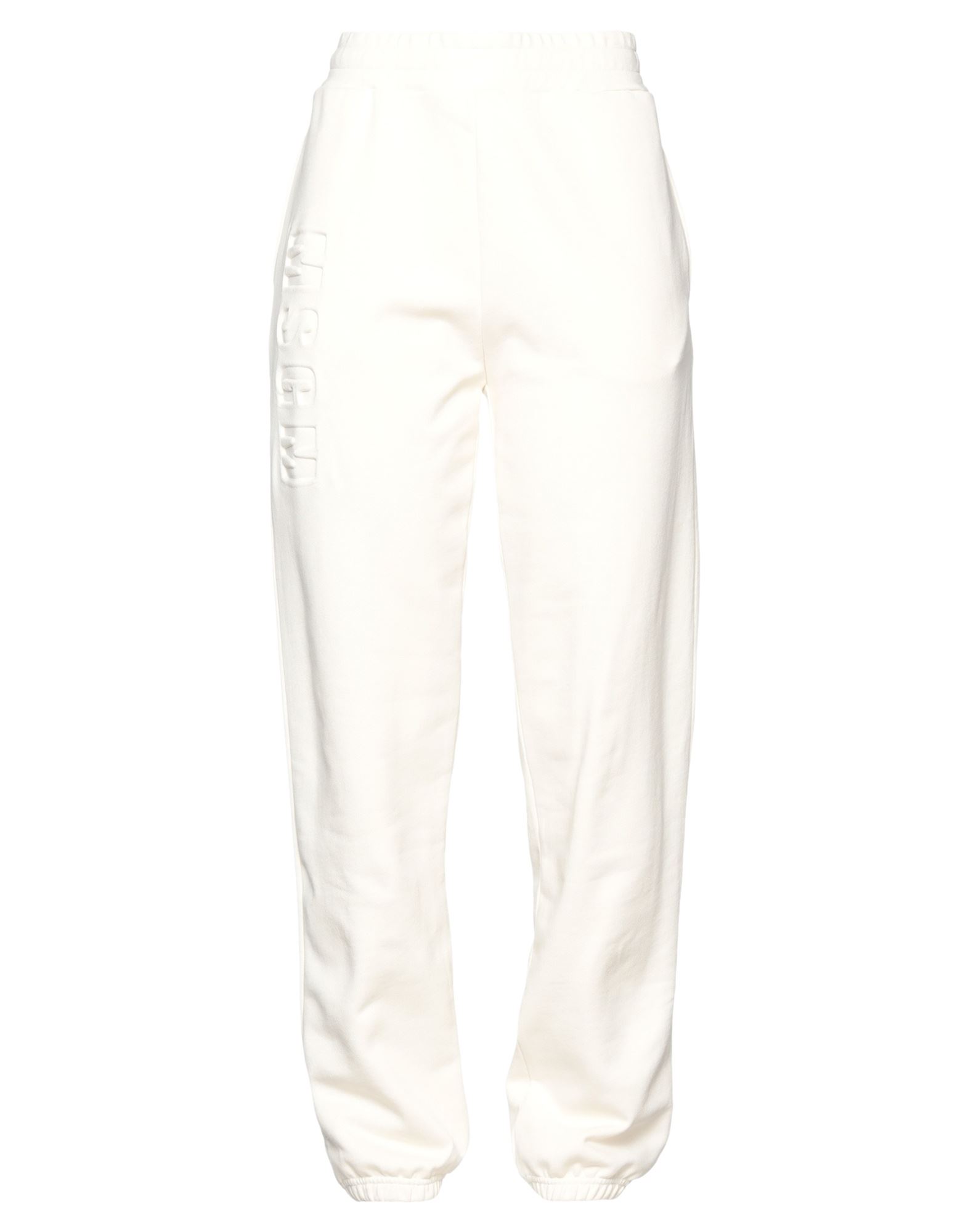 Msgm Pants In White