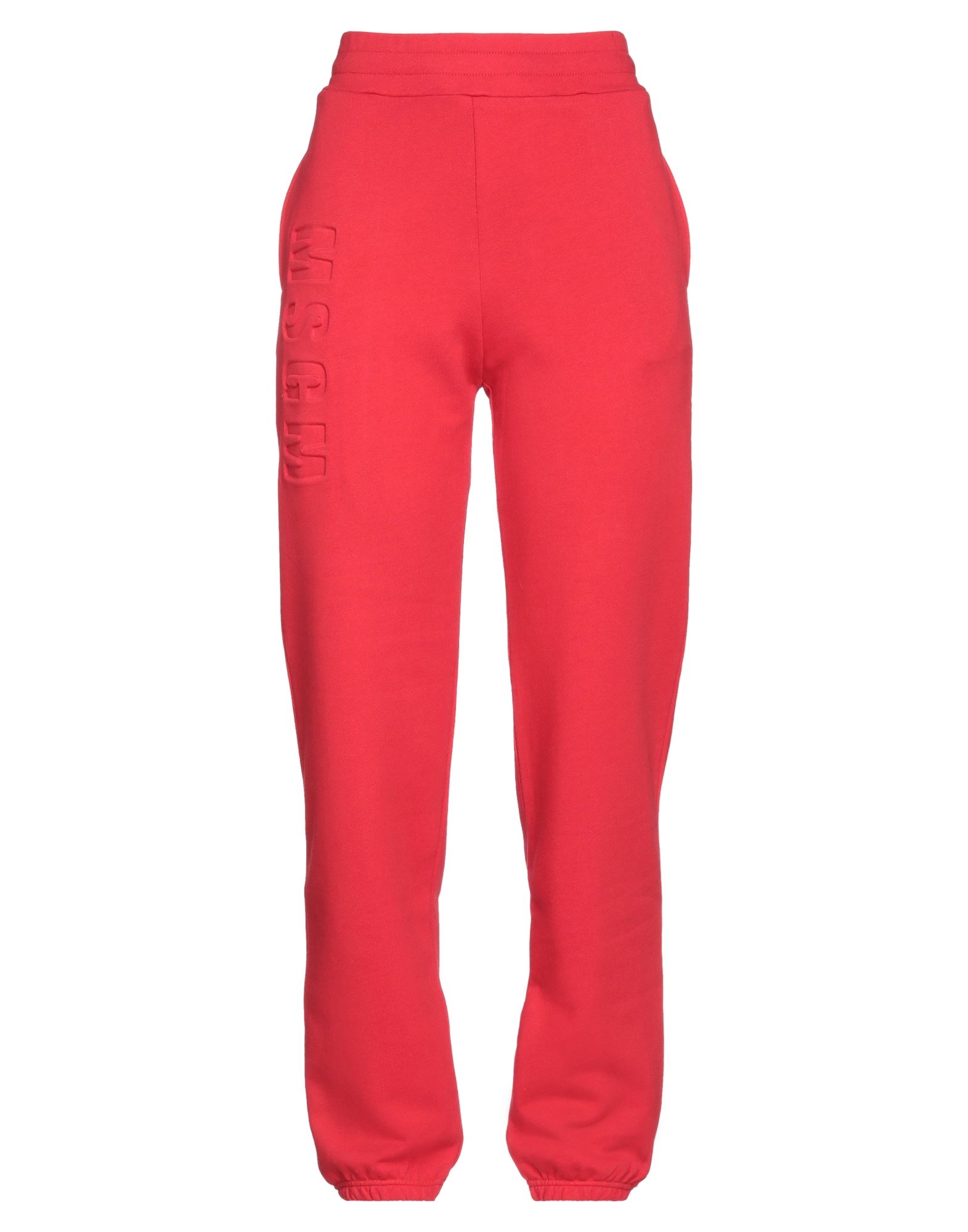 Msgm Pants In Red