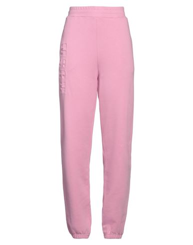 Msgm Woman Pants Pink Size Xl Cotton