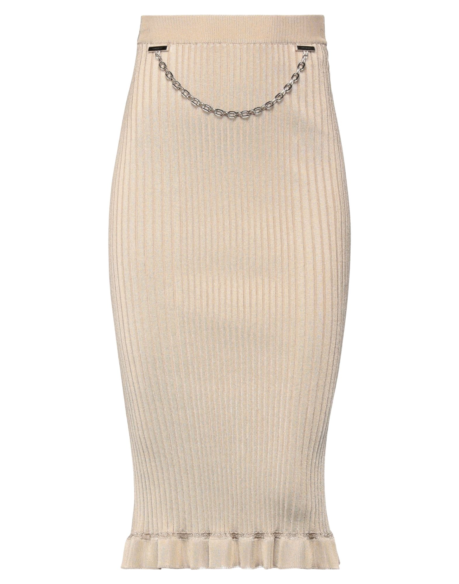 Shop Givenchy Woman Midi Skirt Beige Size S Viscose, Polyamide, Elastane