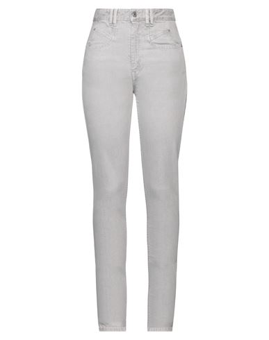 Isabel Marant Woman Denim Pants Grey Size 4 Cotton