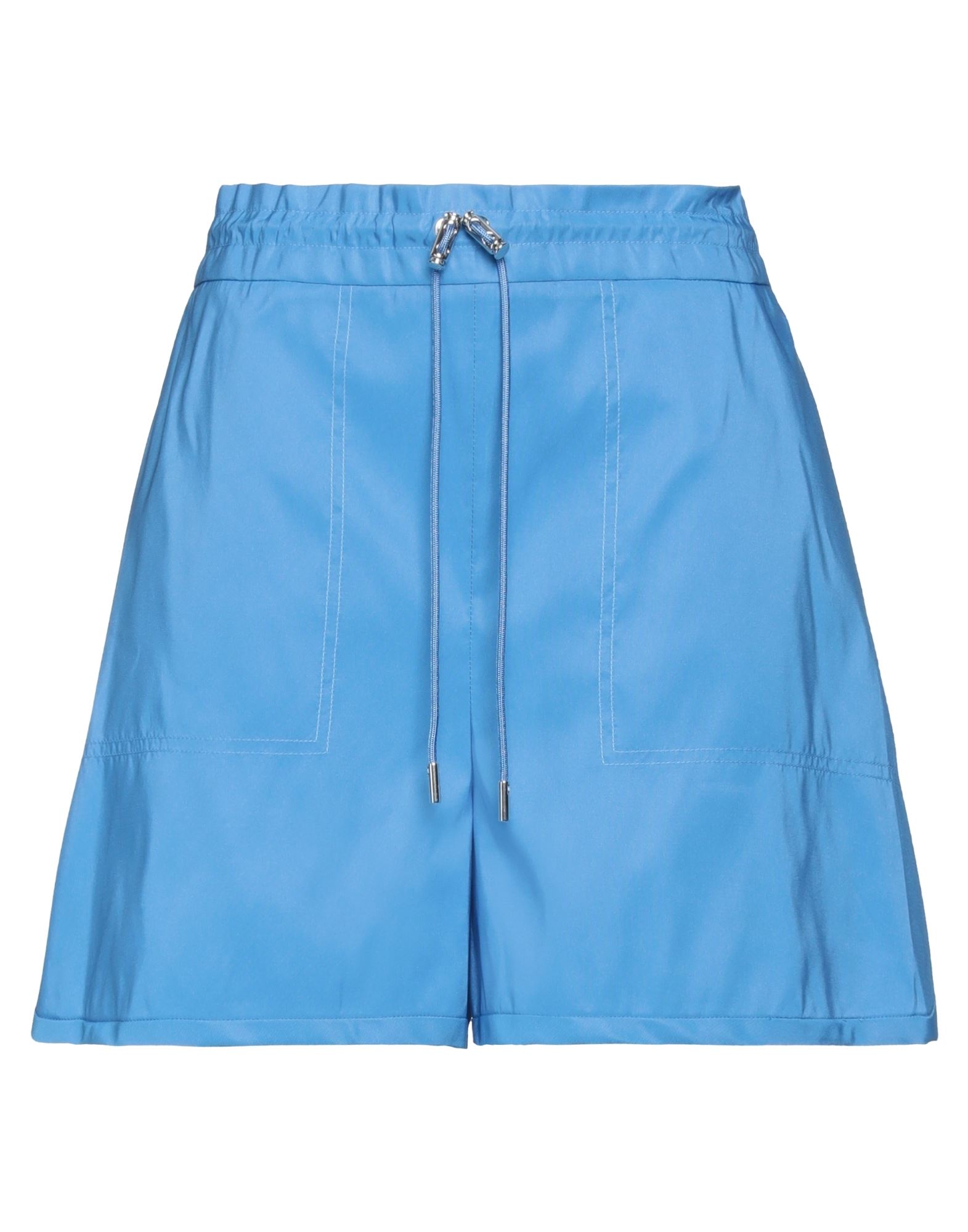 Alexander Mcqueen Woman Shorts & Bermuda Shorts Azure Size 6 Polyester In Blue