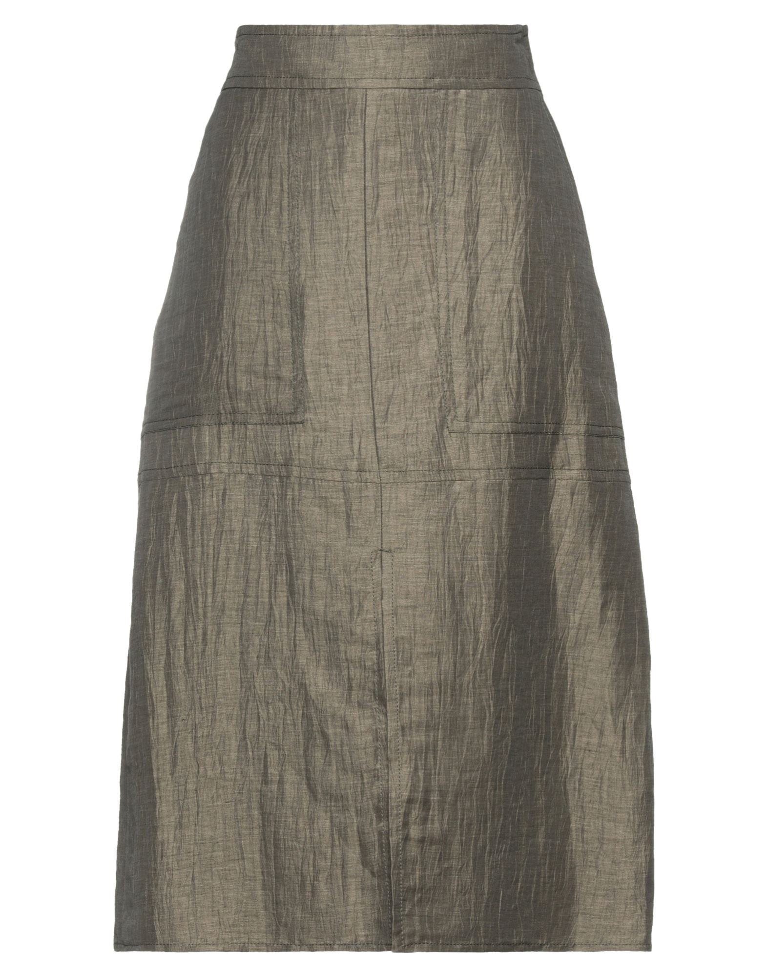 Eleventy Midi Skirts In Grey