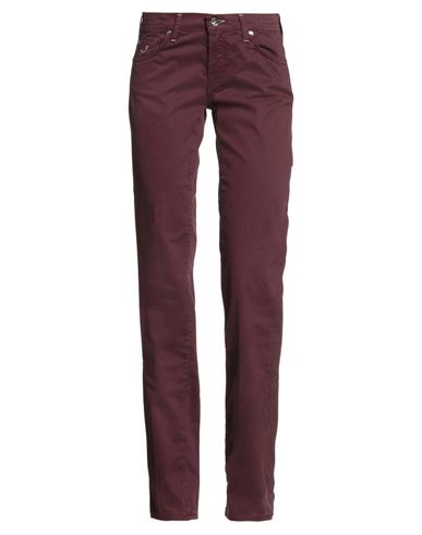 Jacob Cohёn Woman Pants Burgundy Size 27 Cotton, Elastane In Red