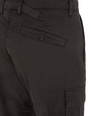 Stone Island 32710 Garment Dyed Stretch Cargo Pants Black V0029