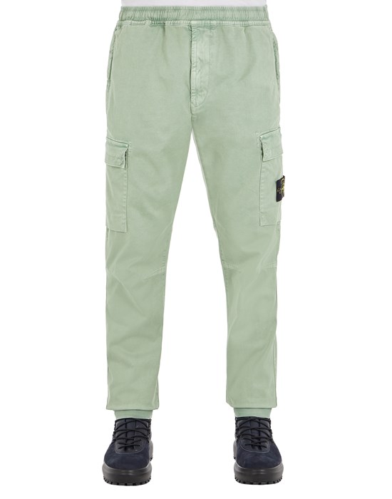  STONE ISLAND 313L1 T.CO+OLD TROUSERS Herr Salbei