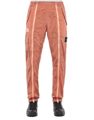 31619 NYLON METAL IN ECONYL® REGENERATED NYLON TROUSERS Stone