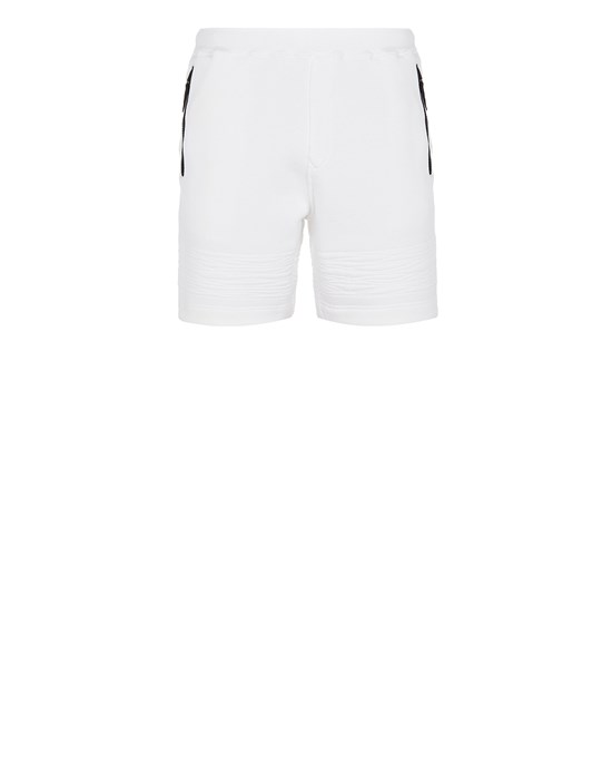 Fleece Bermuda Shorts Man 60948 T.CO+OLD Front STONE ISLAND