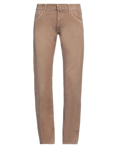 Jacob Cohёn Man Pants Khaki Size 33w-34l Cotton In Beige