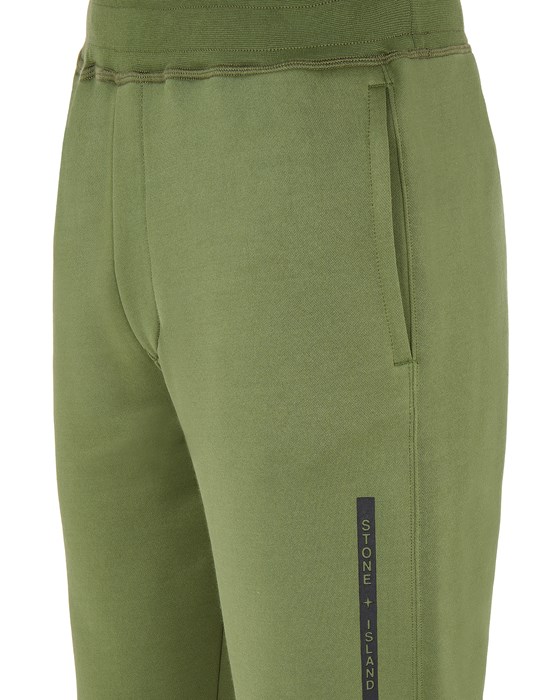 Stone Island ivy green cotton fleece sweat pants L - Archivio85