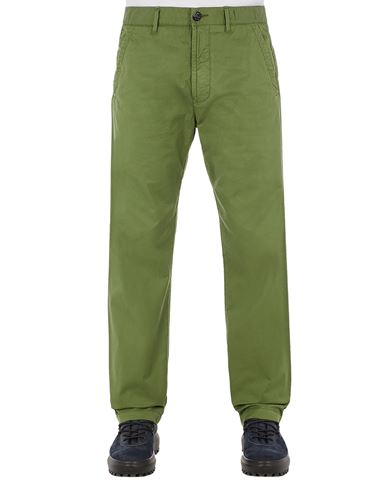 STONE ISLAND 32410 TROUSERS Man Olive Green CAD 417