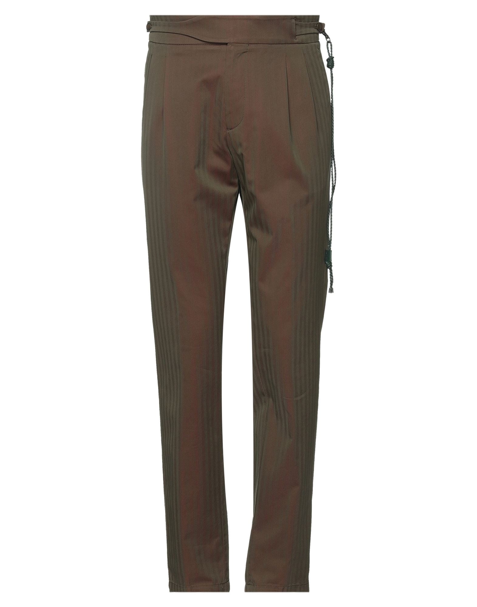 Shop Berwich Man Pants Military Green Size 38 Cotton