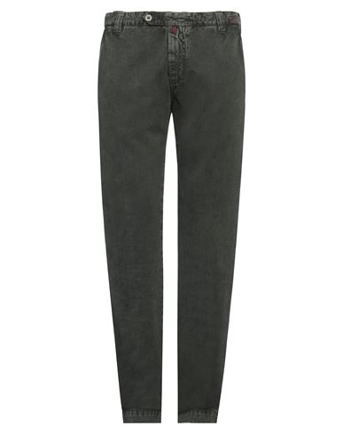 Shop Jacob Cohёn Man Pants Dark Green Size 36 Cotton
