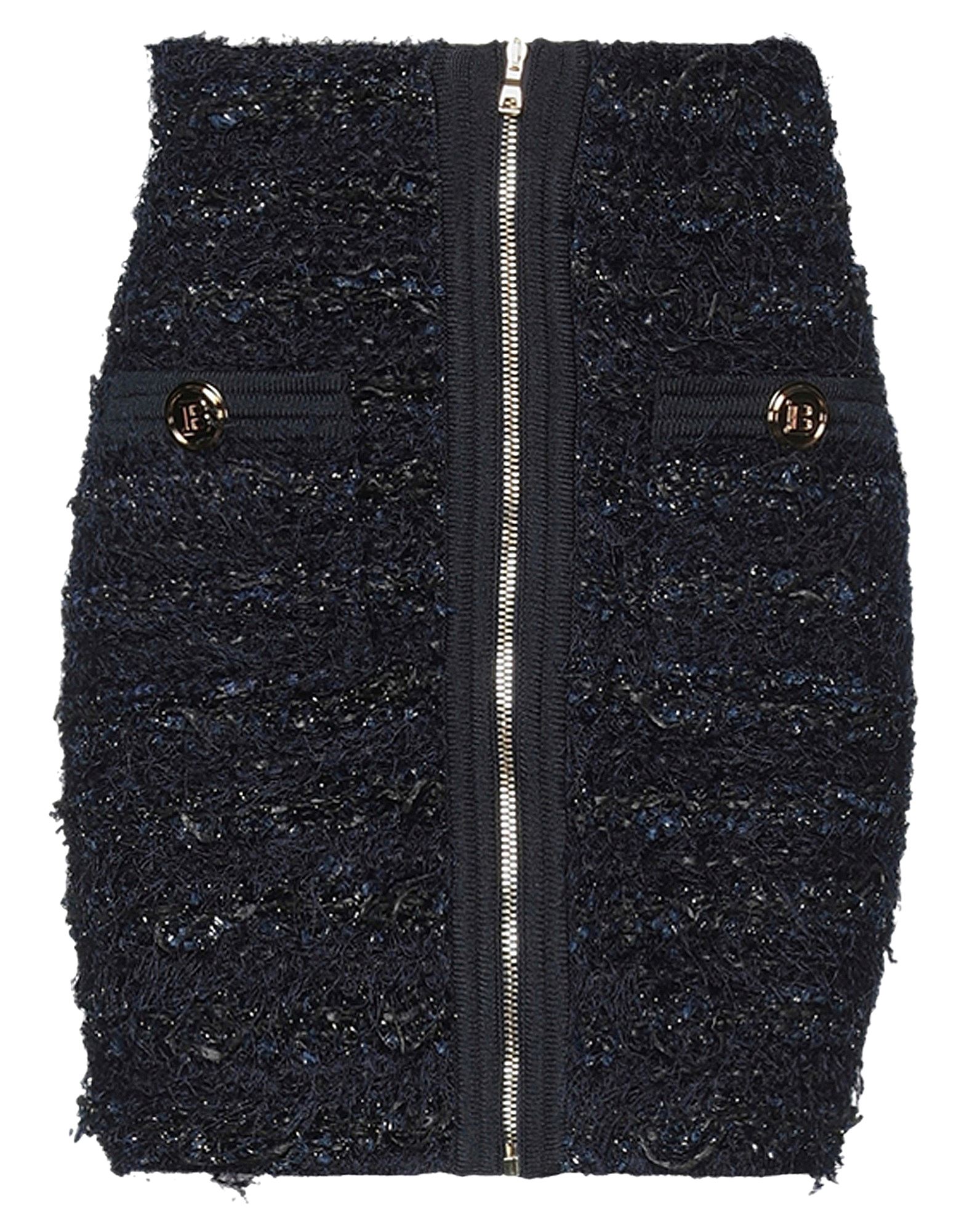Balmain Mini Skirts In Blue