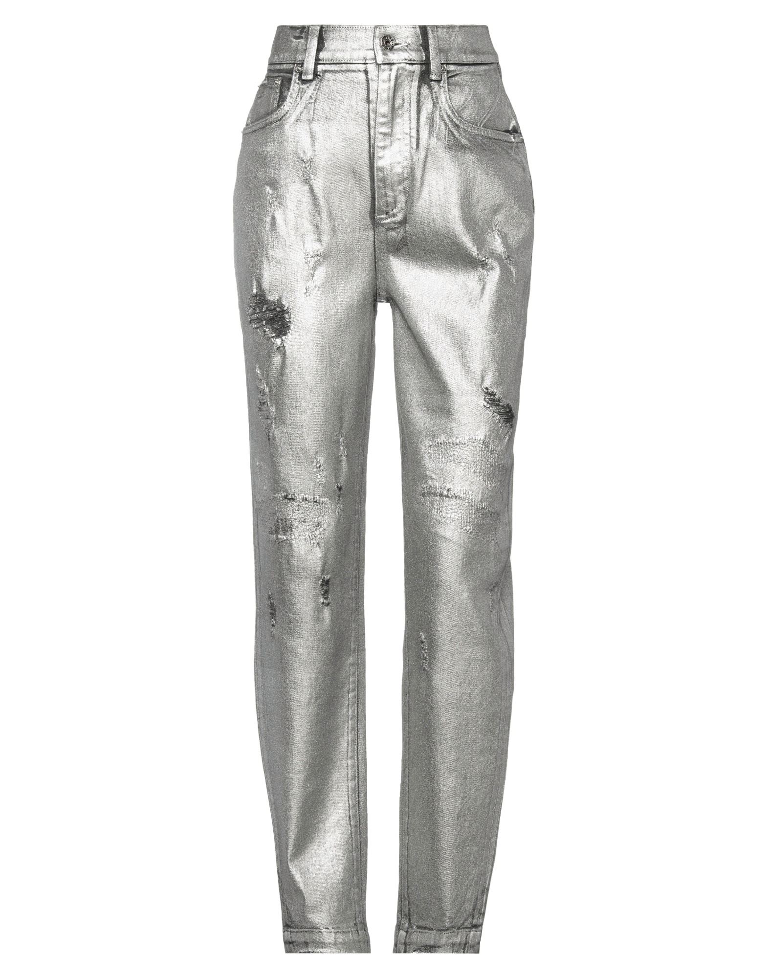 Dolce & Gabbana Jeans In Silver