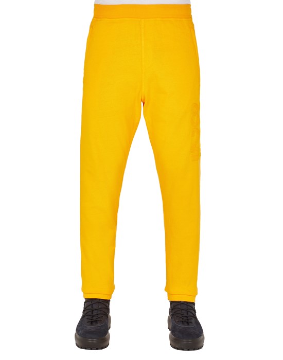  STONE ISLAND 628Q1 82/22 EDITION Fleece Pants Man Yellow