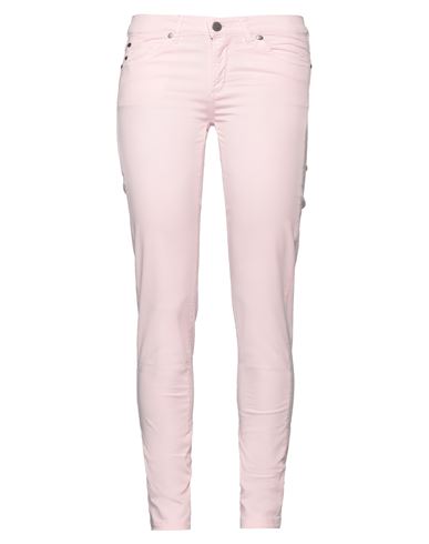 Rossopuro Woman Pants Light Pink Size 4 Cotton, Elastane
