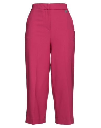 Toy G. Woman Cropped Pants Fuchsia Size 8 Polyester, Elastane In Pink