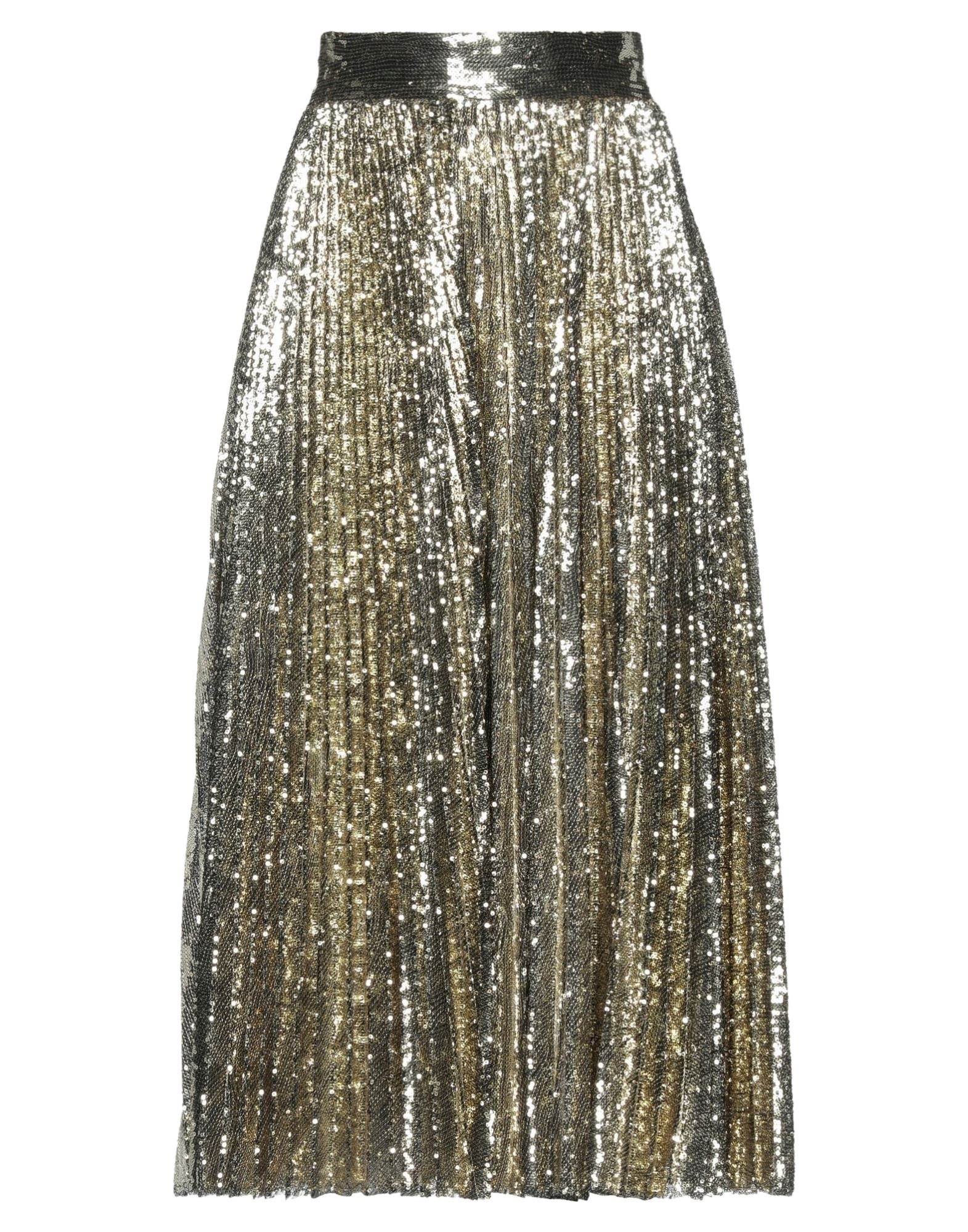Dolce & Gabbana Midi Skirts In Gold | ModeSens