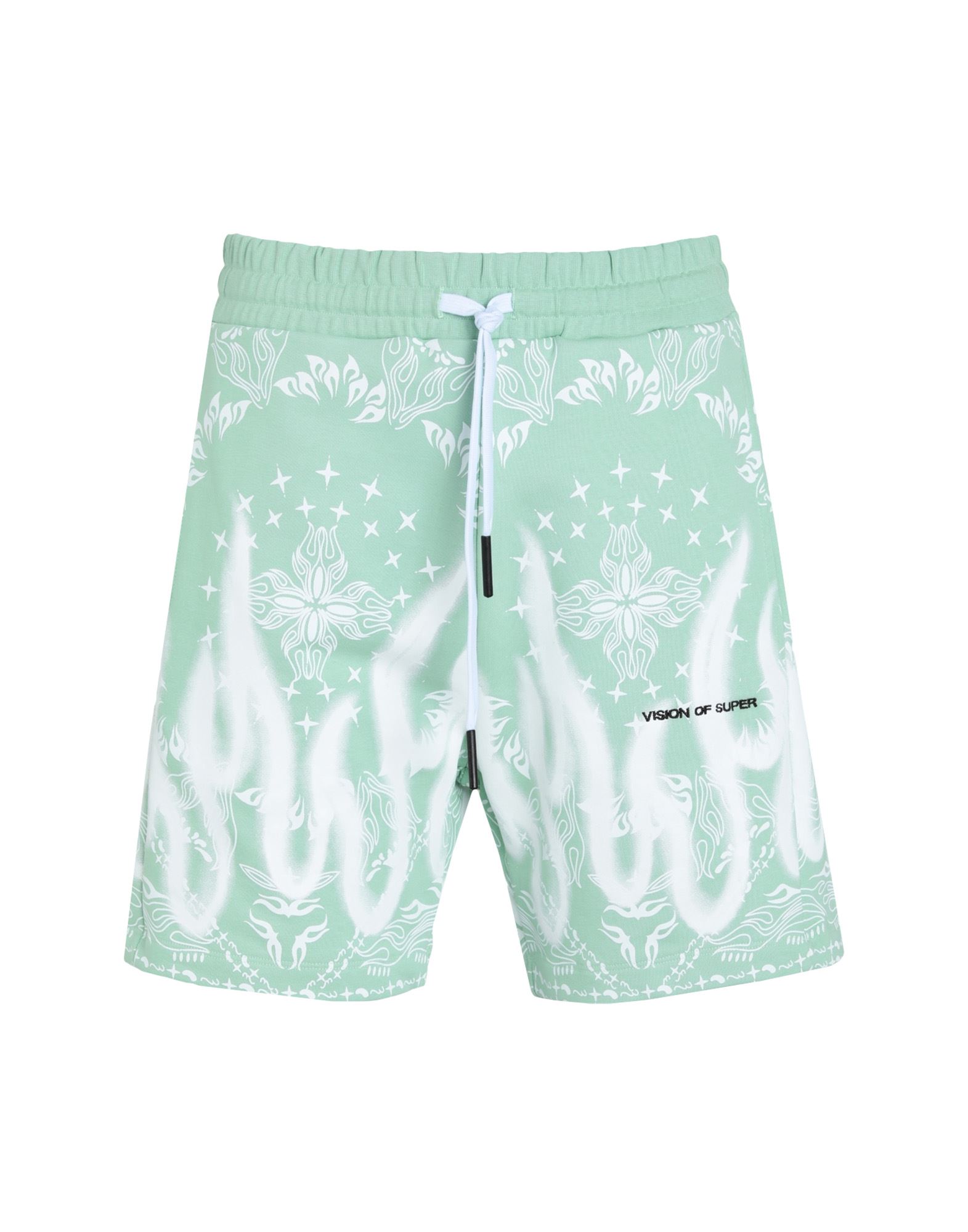Vision Of Super Man Shorts & Bermuda Shorts Light Green Size Xl Cotton