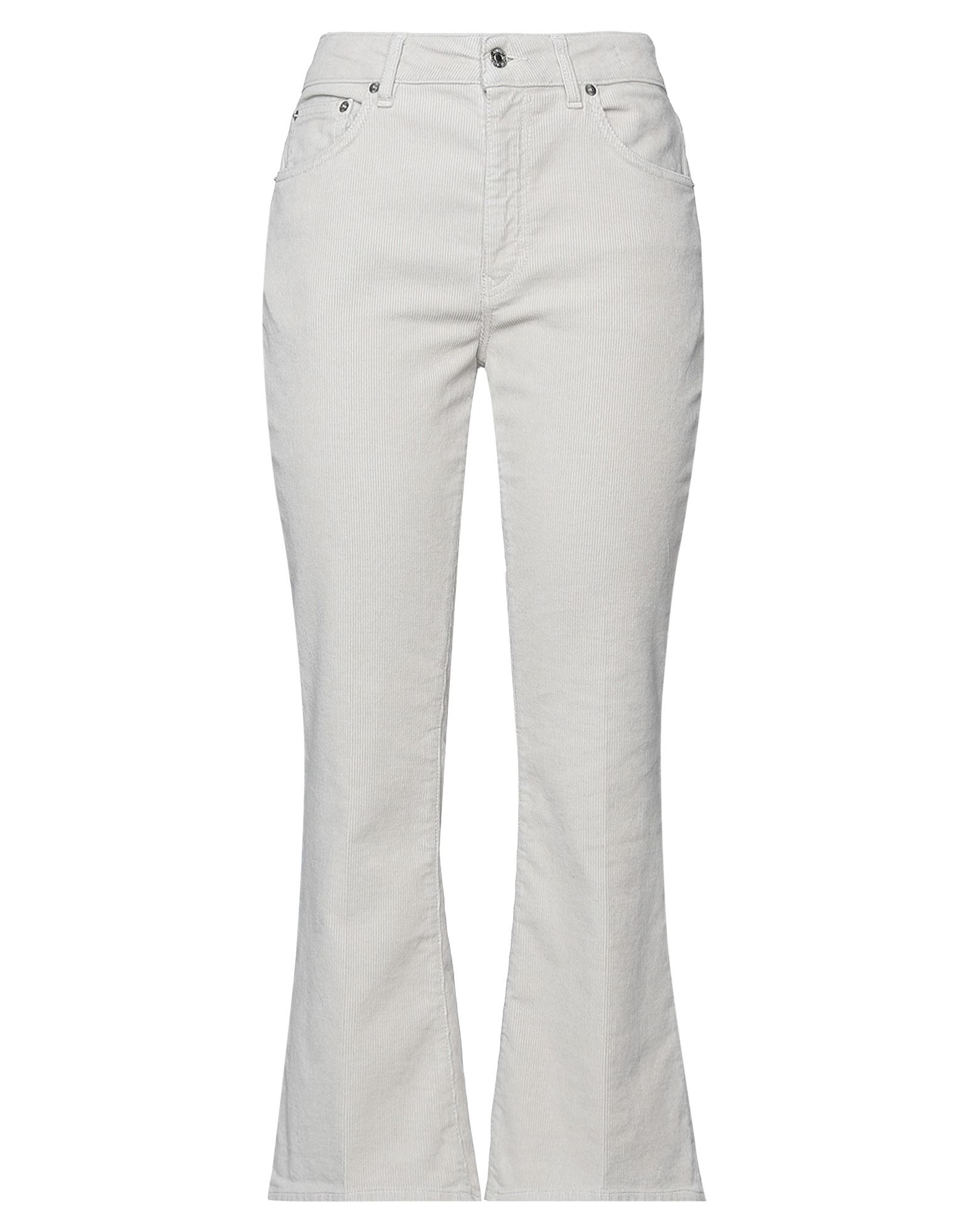 Shop Mauro Grifoni Woman Pants Light Grey Size 30 Cotton, Elastane