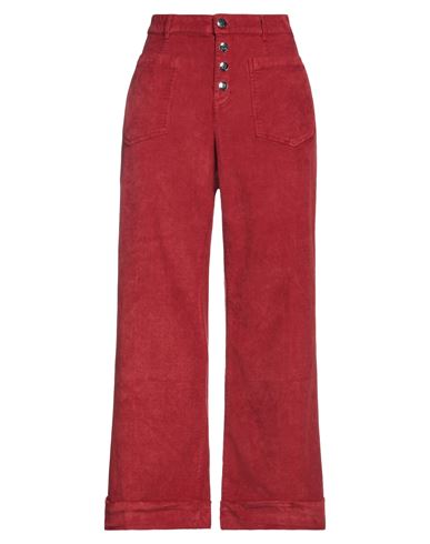 Jacob Cohёn Woman Pants Brick Red Size 30 Cotton, Modal, Elastane