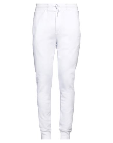 Shop Versace Jeans Couture Man Pants White Size L Cotton, Elastane
