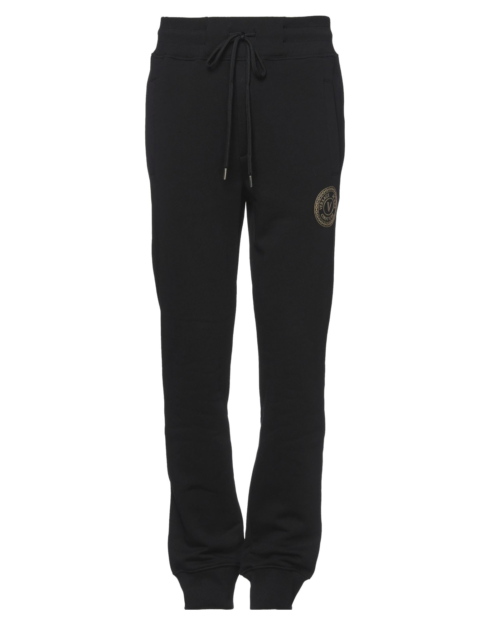 VERSACE JEANS COUTURE VERSACE JEANS COUTURE MAN PANTS BLACK SIZE XXS COTTON
