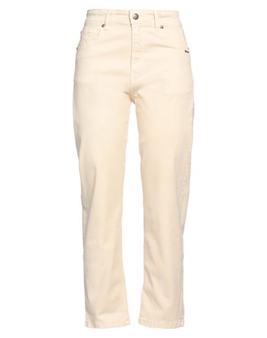 Berna Woman Pants Beige Size 29 Cotton, Elastane