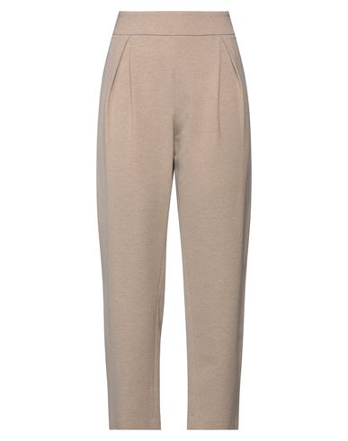 Liviana Conti Woman Pants Sand Size 6 Viscose, Polyamide, Elastane In Beige