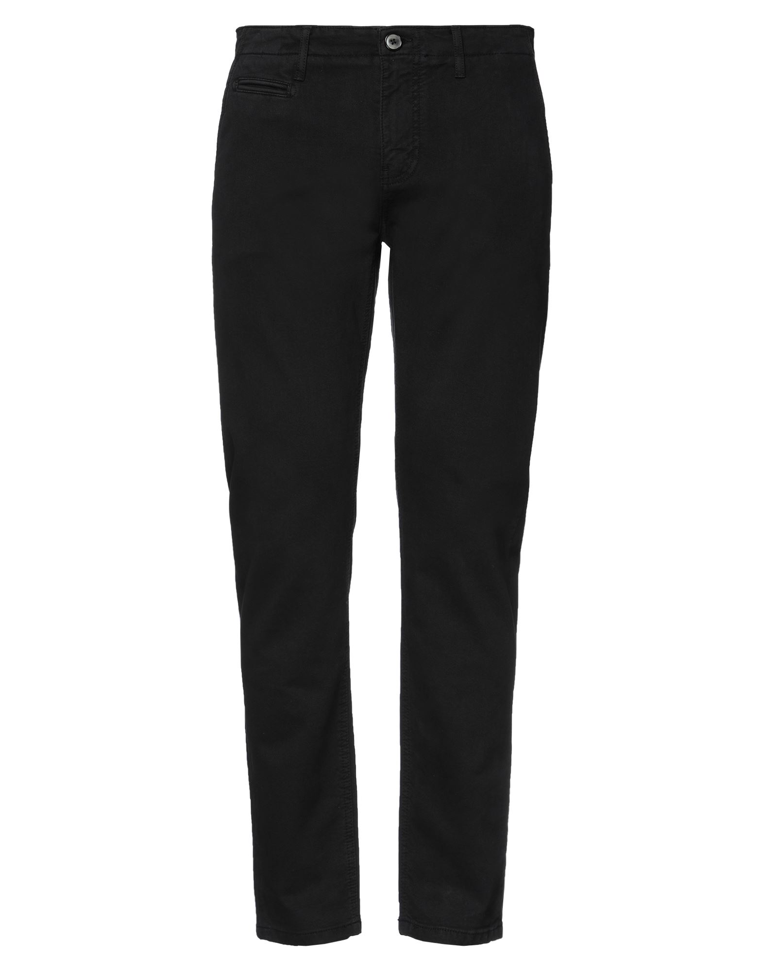 Sseinse Man Pants Black Size 28 Cotton, Elastane