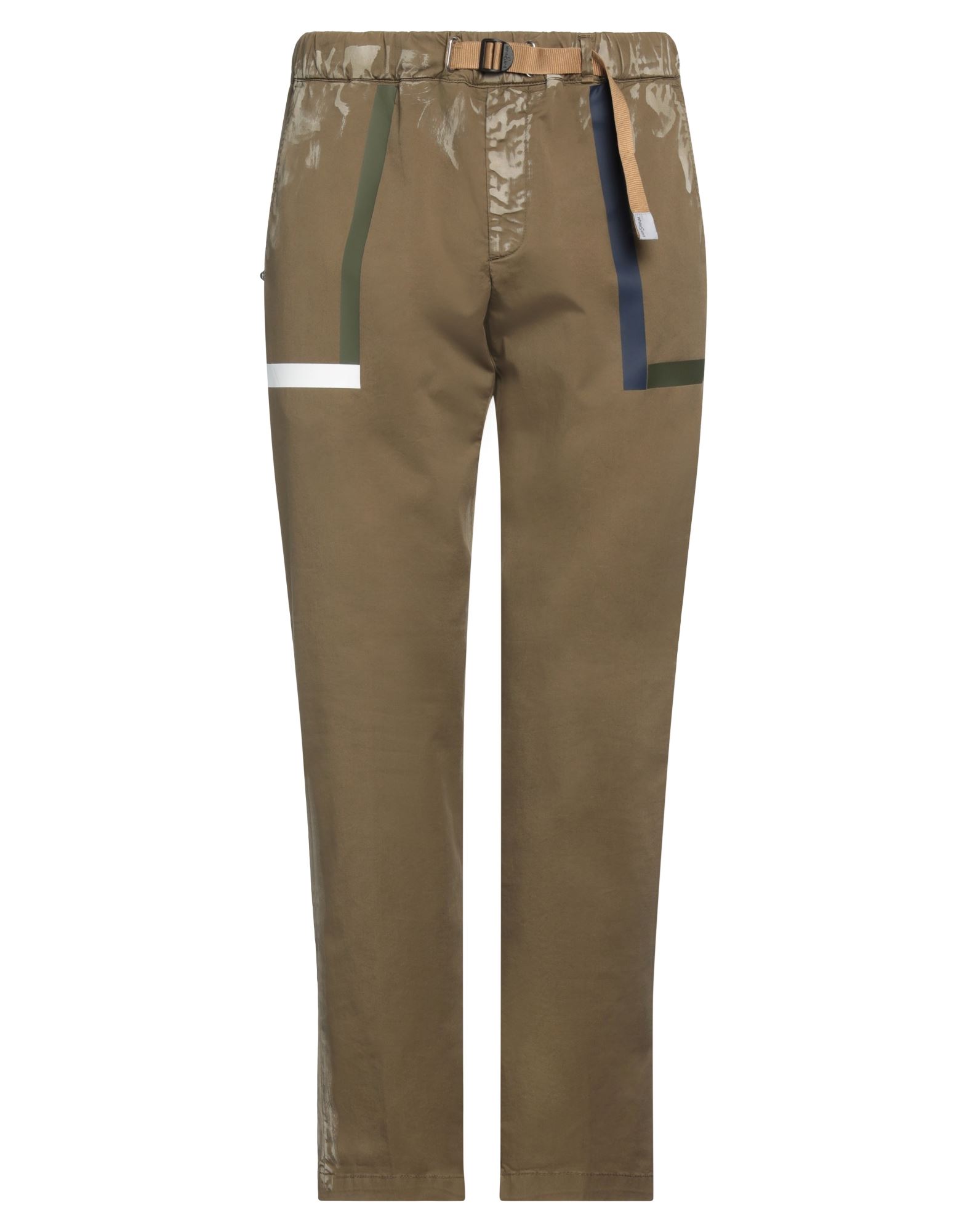White Sand Pants In Green